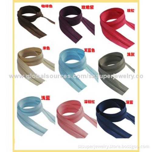Dress invisible bag nylon long chain zipper|nylon zipper
